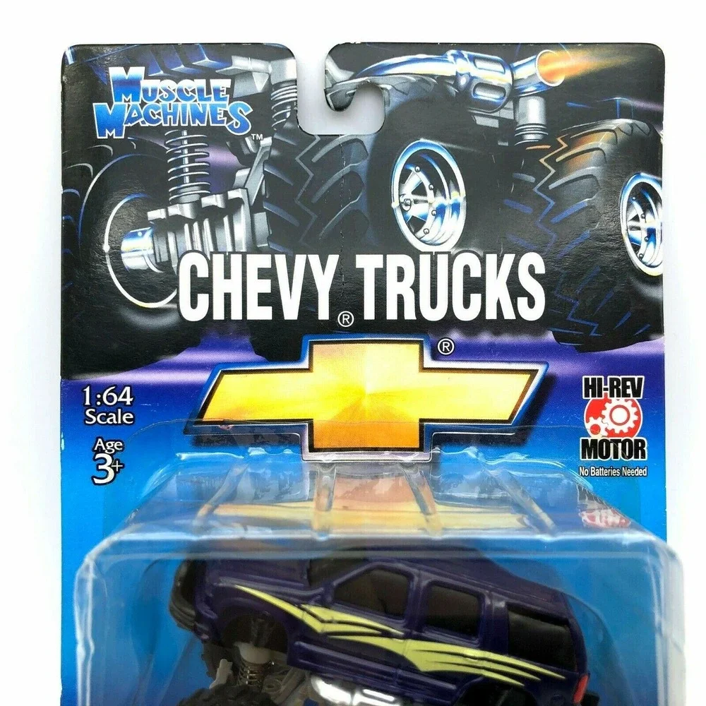 Muscle Machines HI-REV Motor Chevrolet Chevy Tahoe‎ Lifted 4x4 SUV Purple 1/64